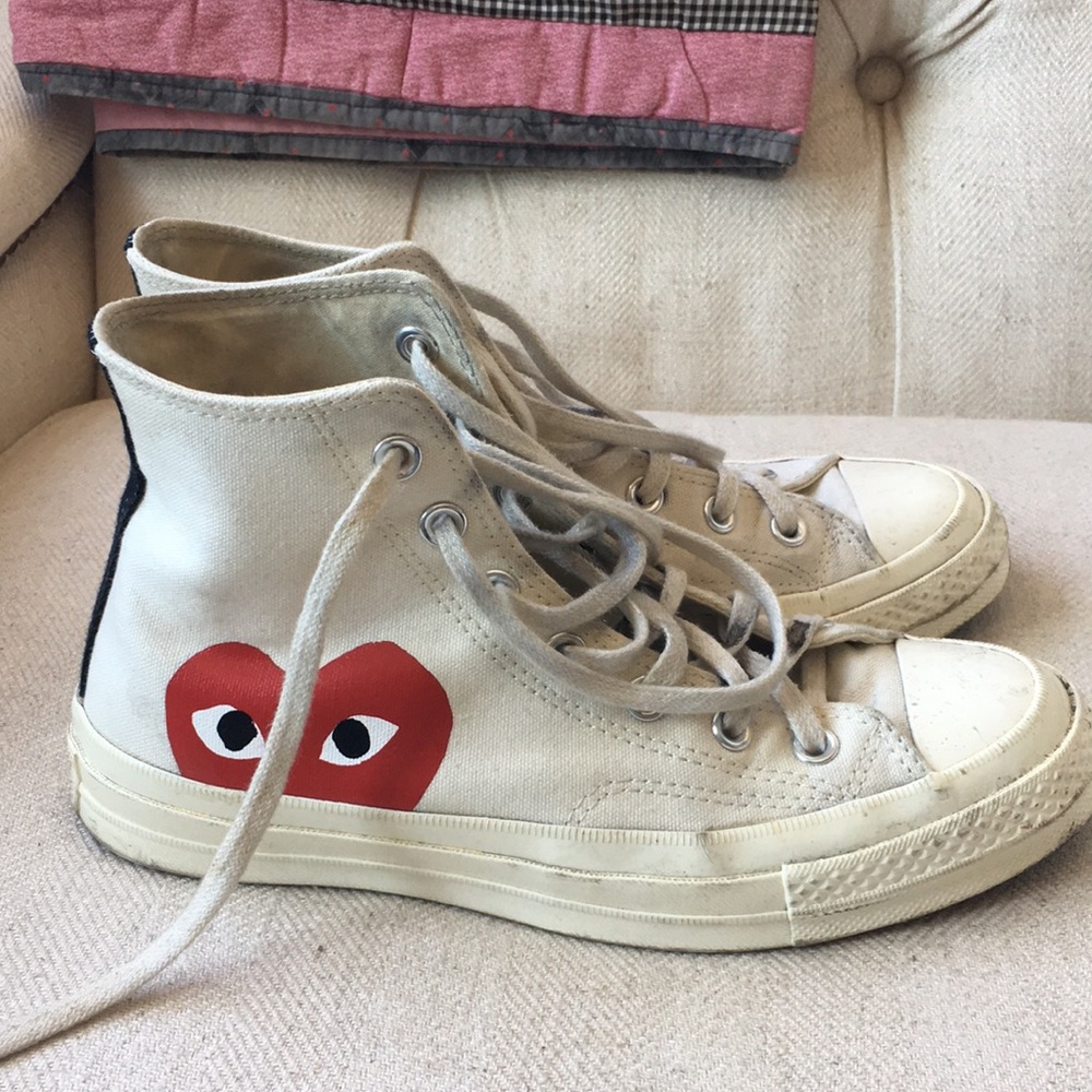 Comme Des Garçons x Converse High Tops size 8W 6M